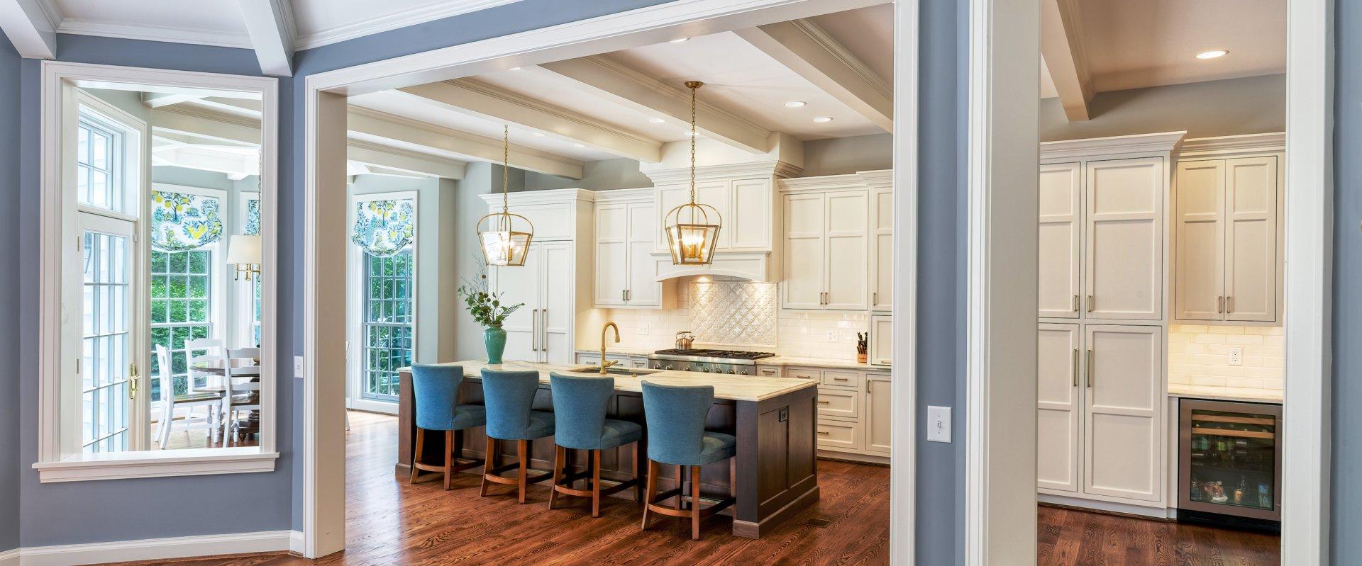 Gourmet kitchen renovation and breakfast nook addition in Hyde Park Wilcox Architecture residential architect